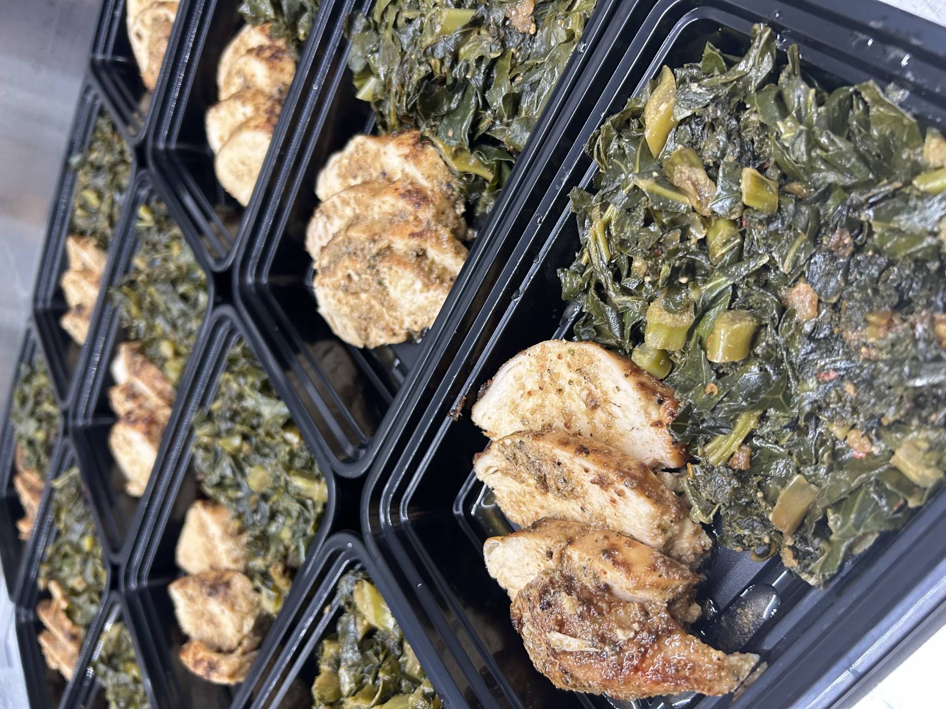 Smoked Chicken Breast w/Smoked Turkey Greens