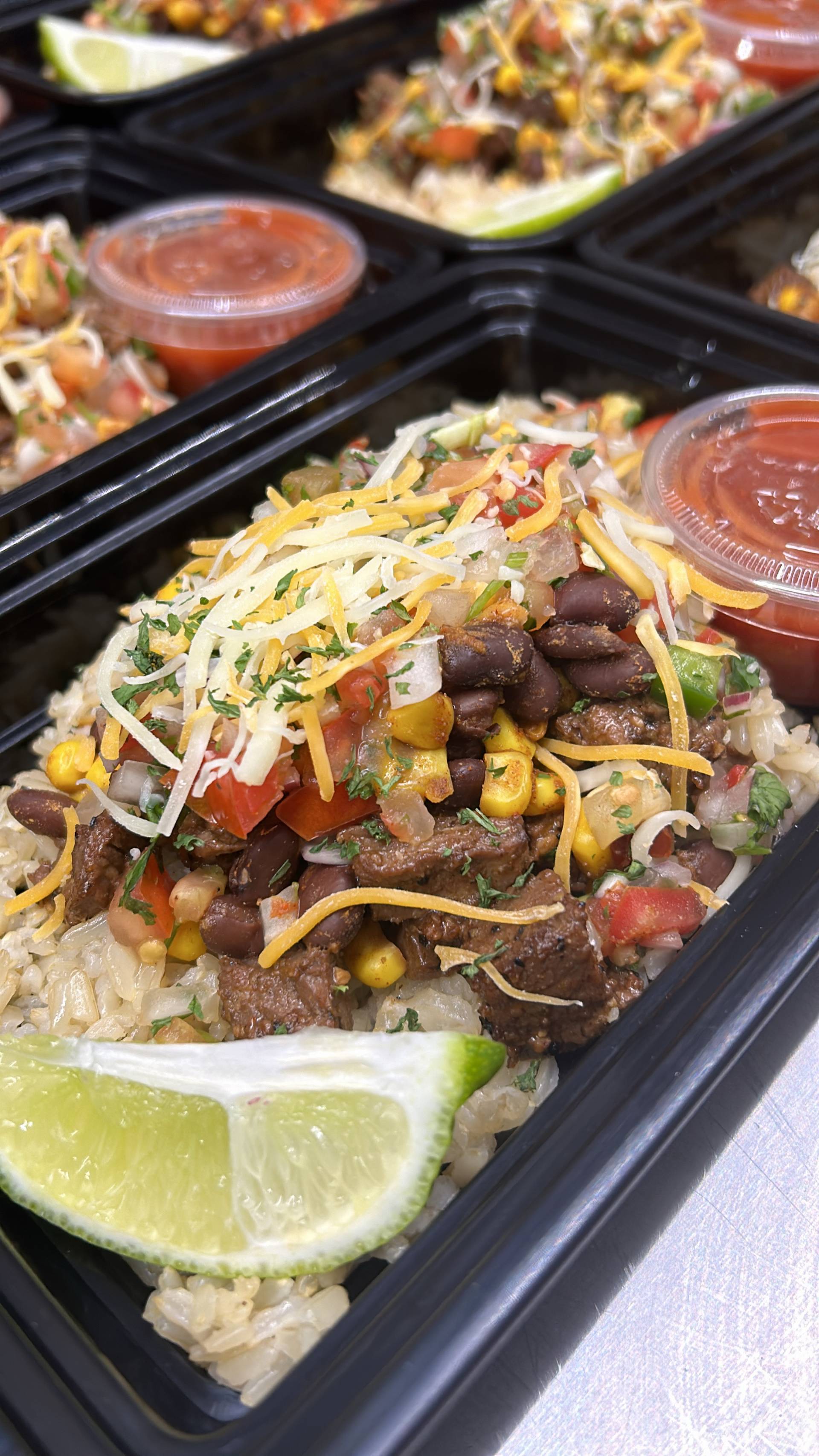 Steak Taco Bowl With Brown Rice